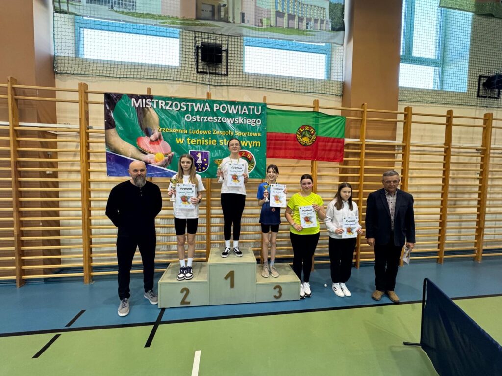 Sukcesy uczniów SP w Biskupicach Zabarycznych w Mistrzostwach Powiatu w Tenisie Stołowym